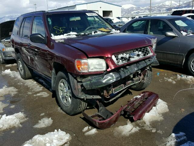 JN8DR07Y01W513366 - 2001 NISSAN PATHFINDER RED photo 1