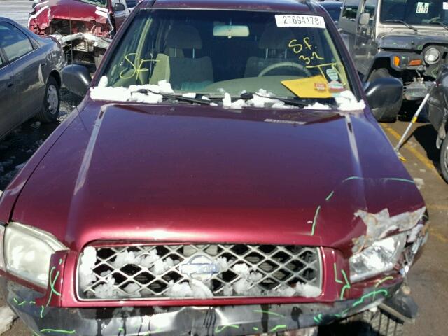 JN8DR07Y01W513366 - 2001 NISSAN PATHFINDER RED photo 7