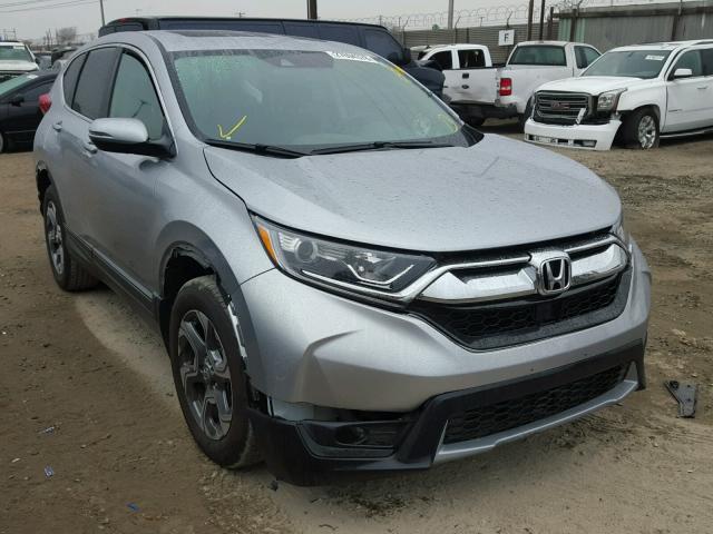 2HKRW2H51HH645434 - 2017 HONDA CR-V EX SILVER photo 1