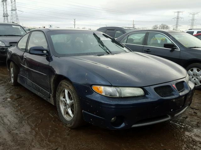 1G2WP12KX2F203802 - 2002 PONTIAC GRAND PRIX BLUE photo 1
