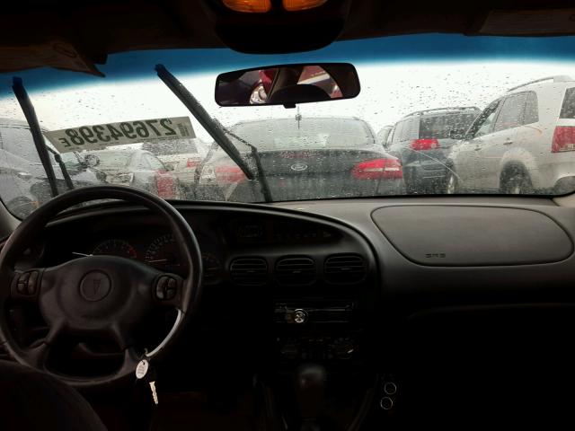 1G2WP12KX2F203802 - 2002 PONTIAC GRAND PRIX BLUE photo 9