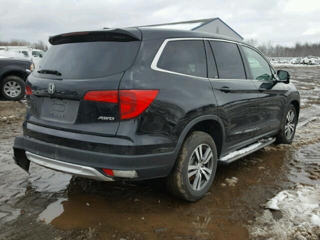 5FNYF6H82GB060629 - 2016 HONDA PILOT EXL BLACK photo 4