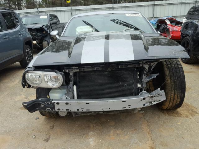 2C3CDYBTXEH251591 - 2014 DODGE CHALLENGER GRAY photo 9