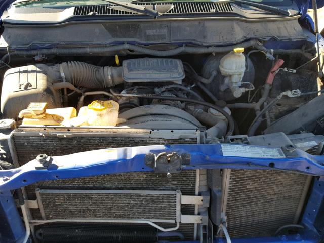 1D7HA16K18J161399 - 2008 DODGE RAM 1500 S BLUE photo 7