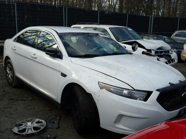 1FAHP2MK8EG161531 - 2014 FORD TAURUS POL WHITE photo 1