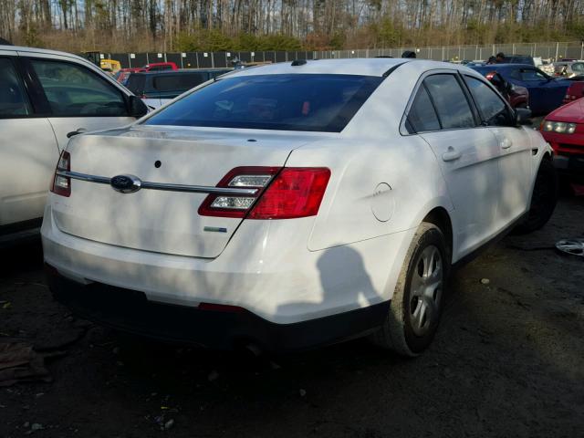 1FAHP2MK8EG161531 - 2014 FORD TAURUS POL WHITE photo 4