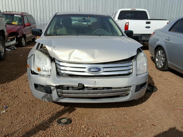 3FAHP06Z29R214222 - 2009 FORD FUSION S SILVER photo 9