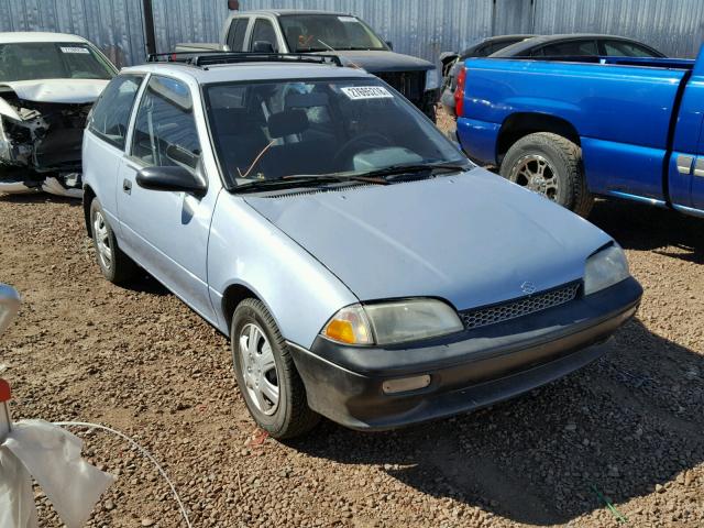 JS2AC35S9L5103406 - 1990 SUZUKI SWIFT GRAY photo 1