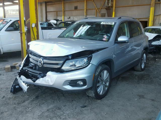 WVGAV7AX0GW578791 - 2016 VOLKSWAGEN TIGUAN S SILVER photo 2