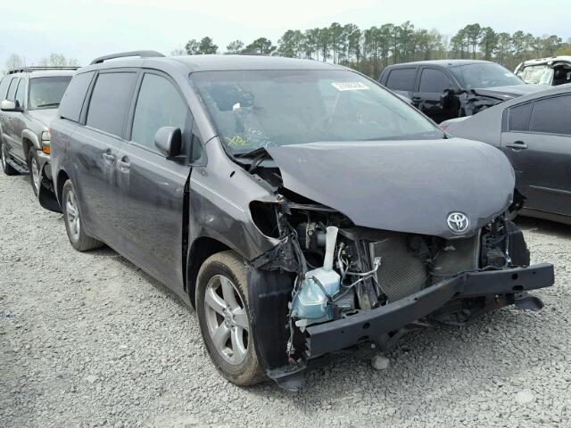 5TDKA3DC2CS010882 - 2012 TOYOTA SIENNA BAS GRAY photo 1