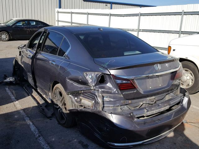 1HGCR3F90GA006865 - 2016 HONDA ACCORD TOU GRAY photo 3