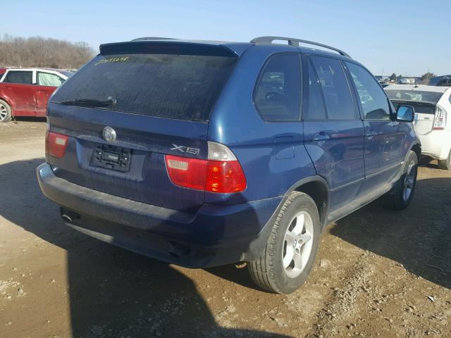 WBAFA53591LM72092 - 2001 BMW X5 3.0I BLUE photo 4