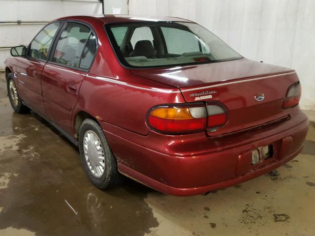 1G1ND52J72M552385 - 2002 CHEVROLET MALIBU RED photo 3