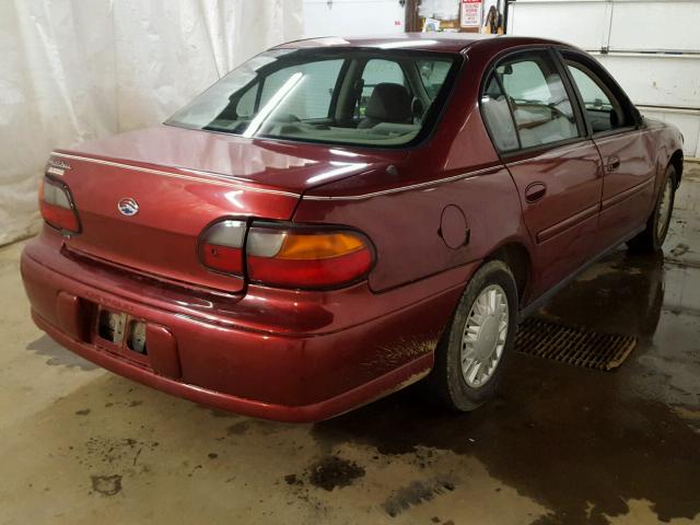 1G1ND52J72M552385 - 2002 CHEVROLET MALIBU RED photo 4