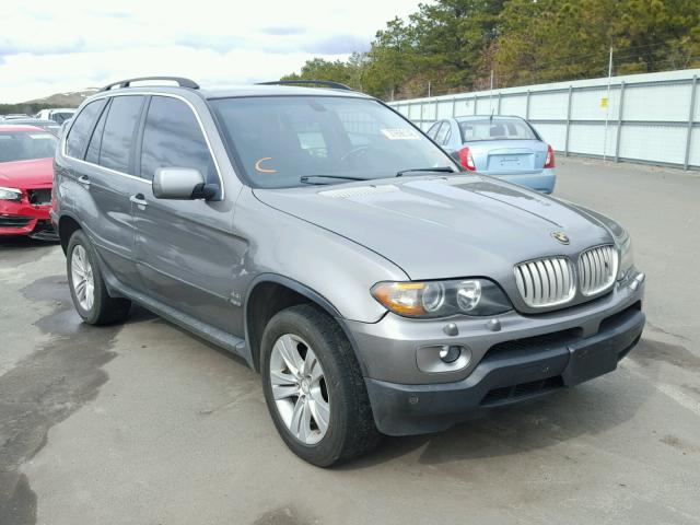 5UXFB53556LV24453 - 2006 BMW X5 4.4I GRAY photo 1