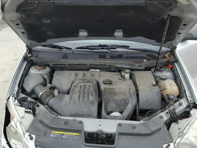 1G1AB5F50A7114791 - 2010 CHEVROLET COBALT LS SILVER photo 7