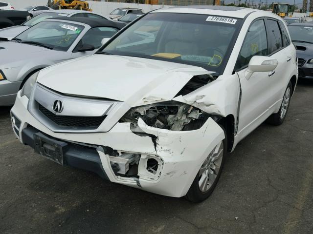 5J8TB2H50CA000342 - 2012 ACURA RDX TECHNO WHITE photo 2