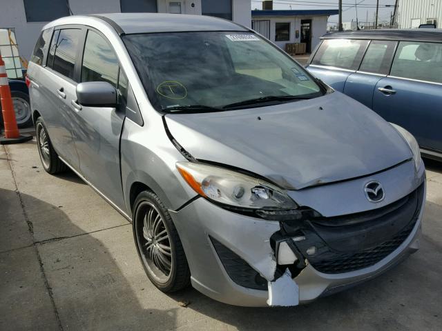 JM1CW2BL0C0131819 - 2012 MAZDA 5 SILVER photo 1