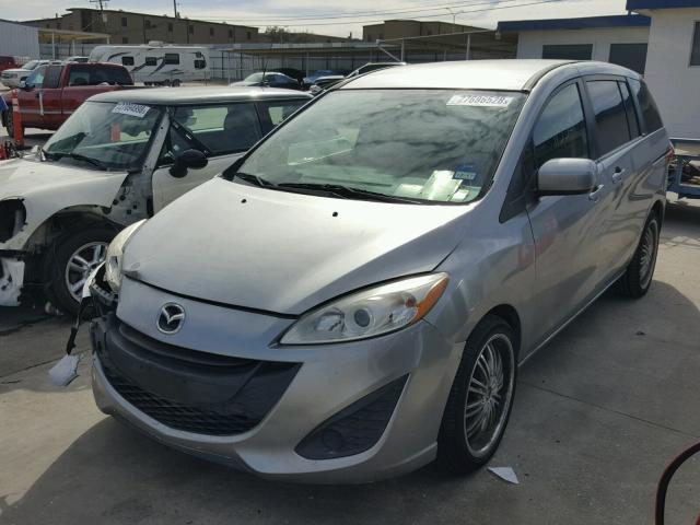 JM1CW2BL0C0131819 - 2012 MAZDA 5 SILVER photo 2