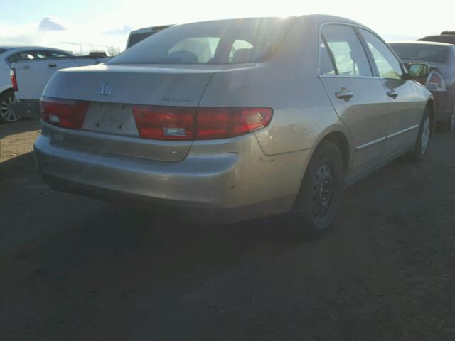 1HGCM56425A132771 - 2005 HONDA ACCORD LX GOLD photo 4