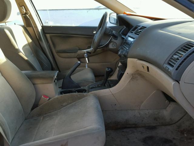 1HGCM56425A132771 - 2005 HONDA ACCORD LX GOLD photo 5