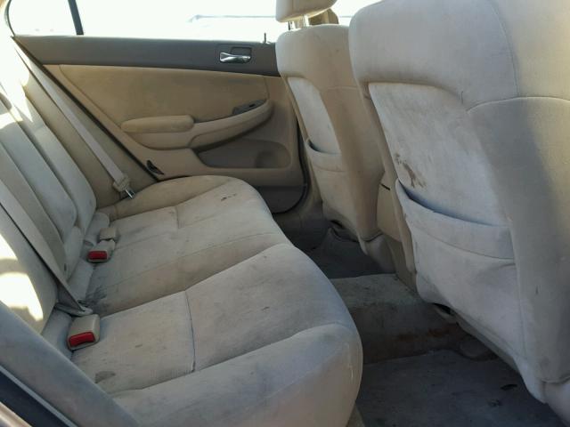 1HGCM56425A132771 - 2005 HONDA ACCORD LX GOLD photo 6