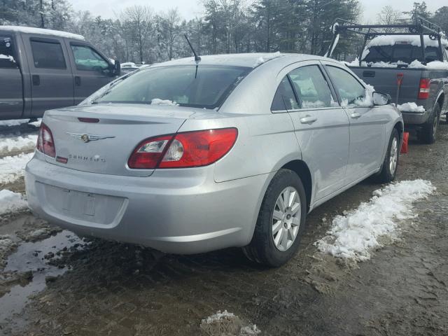 1C3LC46K07N677216 - 2007 CHRYSLER SEBRING SILVER photo 4