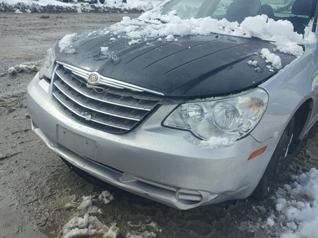 1C3LC46K07N677216 - 2007 CHRYSLER SEBRING SILVER photo 9