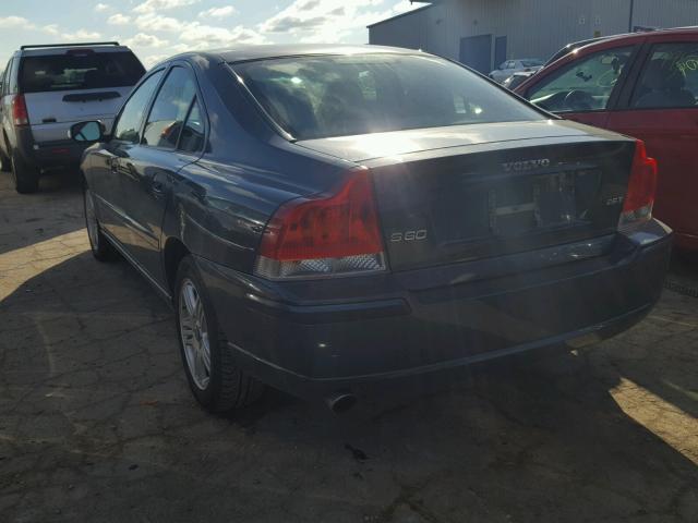 YV1RS592582696528 - 2008 VOLVO S60 2.5T BLUE photo 3