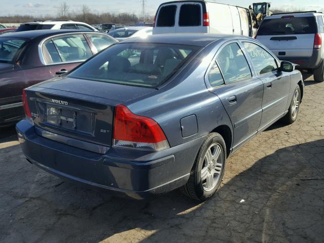 YV1RS592582696528 - 2008 VOLVO S60 2.5T BLUE photo 4