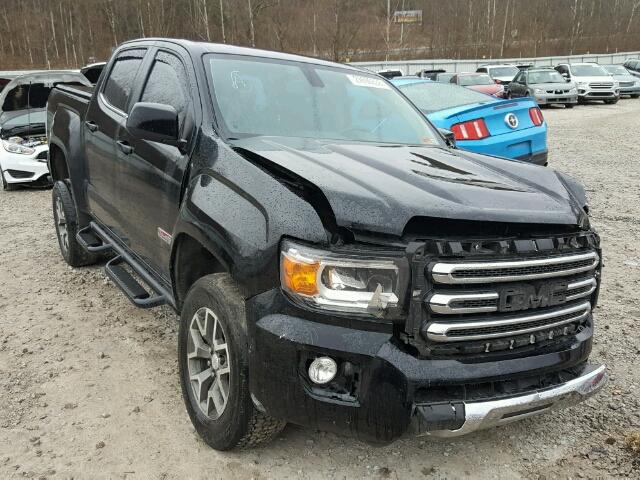 1GTG6CE38G1120313 - 2016 GMC CANYON SLE BLACK photo 1