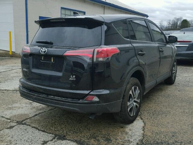 2T3BFREV5HW668190 - 2017 TOYOTA RAV4 LE BLACK photo 4