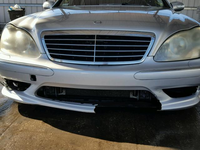 WDBNG70J54A389008 - 2004 MERCEDES-BENZ S 430 SILVER photo 9