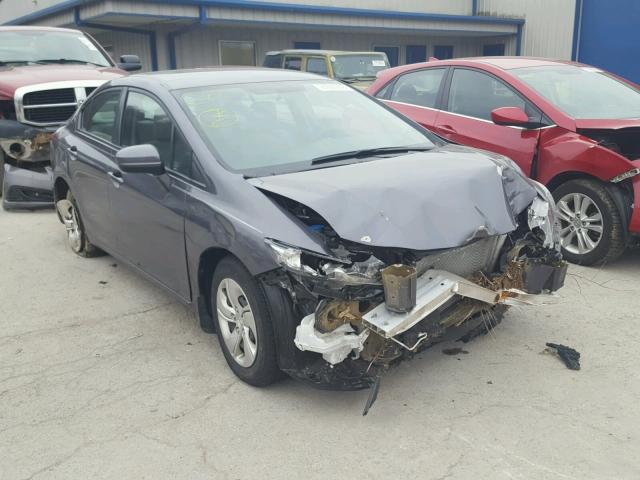 2HGFB2F51FH503058 - 2015 HONDA CIVIC LX SILVER photo 1