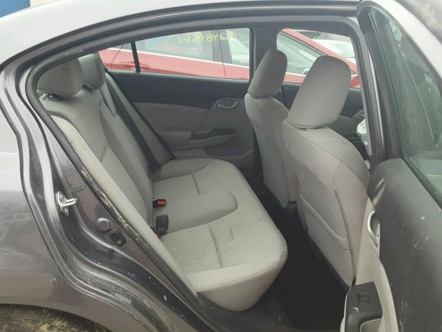 2HGFB2F51FH503058 - 2015 HONDA CIVIC LX SILVER photo 6