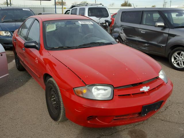 1G1JC52FX37243216 - 2003 CHEVROLET CAVALIER RED photo 1