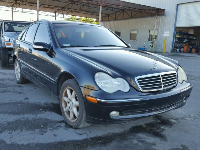 WDBRF64J03F436648 - 2003 MERCEDES-BENZ C 320 BLACK photo 1