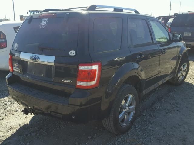 1FMCU94128KD14916 - 2008 FORD ESCAPE LIM BLACK photo 4