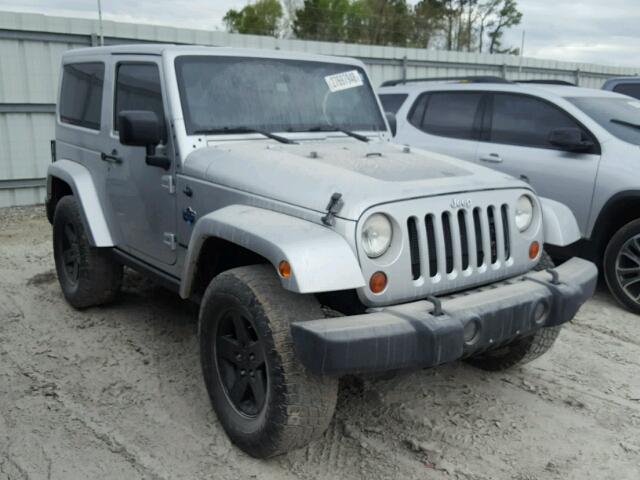 1C4GJWBGXCL175111 - 2012 JEEP WRANGLER S SILVER photo 1