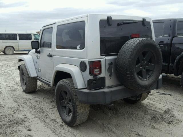 1C4GJWBGXCL175111 - 2012 JEEP WRANGLER S SILVER photo 3