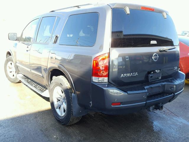 5N1BA08D49N603719 - 2009 NISSAN ARMADA SE GRAY photo 3