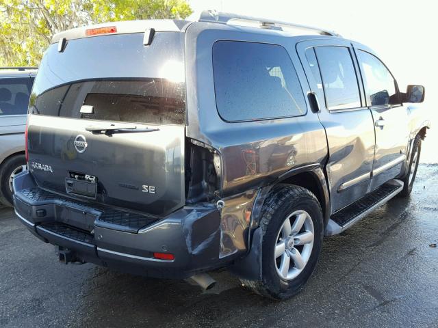 5N1BA08D49N603719 - 2009 NISSAN ARMADA SE GRAY photo 4