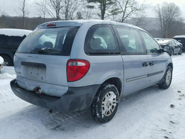 1D4GP25B56B503202 - 2006 DODGE CARAVAN SE BLUE photo 3