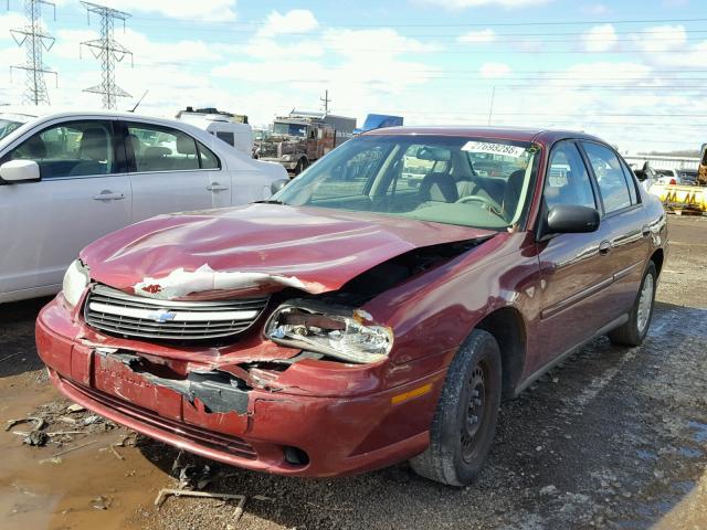 1G1ND52J13M575730 - 2003 CHEVROLET MALIBU RED photo 2