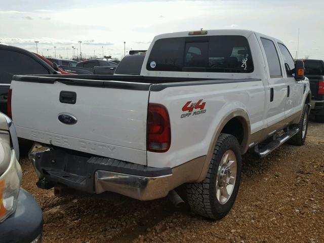 1FTSW21Y68EA82998 - 2008 FORD F250 SUPER WHITE photo 4