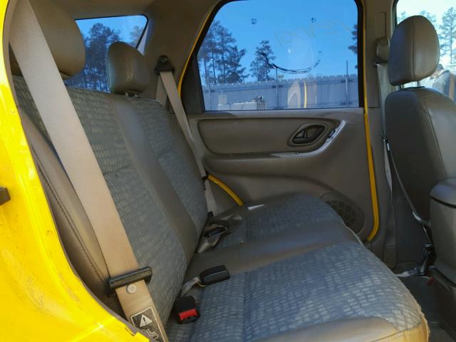 1FMYU01132KB87901 - 2002 FORD ESCAPE XLS YELLOW photo 6