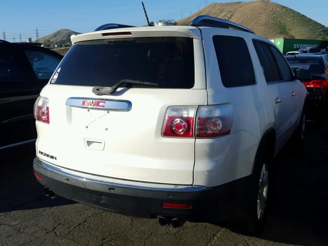 1GKER137X7J161393 - 2007 GMC ACADIA SLE WHITE photo 4