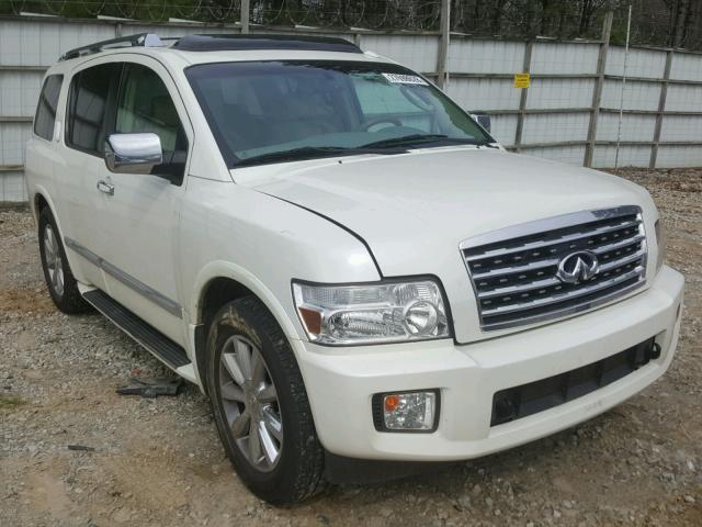 5N3AA08D68N912870 - 2008 INFINITI QX56 WHITE photo 1