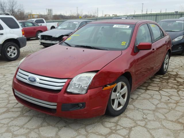 3FAHP01117R221063 - 2007 FORD FUSION SE MAROON photo 2