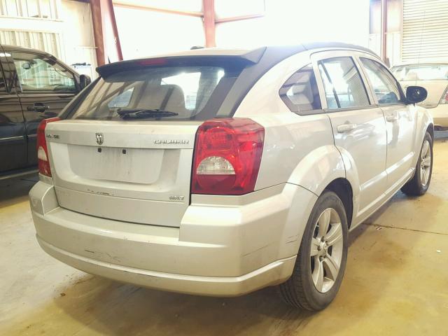 1B3CB4HA5AD533078 - 2010 DODGE CALIBER SX SILVER photo 4